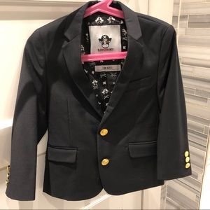 Black n Bianco Boys Blazer & Garment Bag